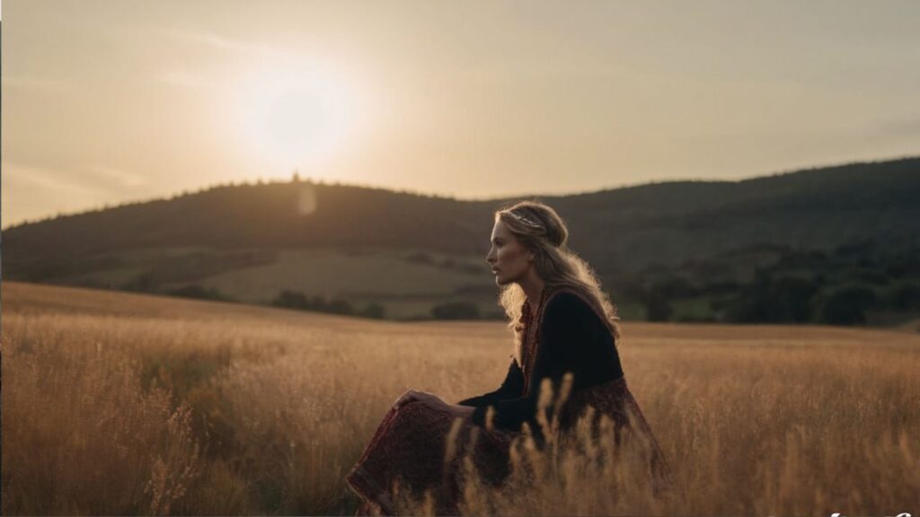 woman in a field - Spiritual Meanings of a Lazy Eye