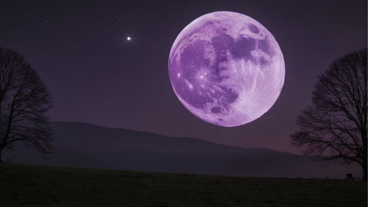 10 Dramatic Purple Moon Spiritual Meaning