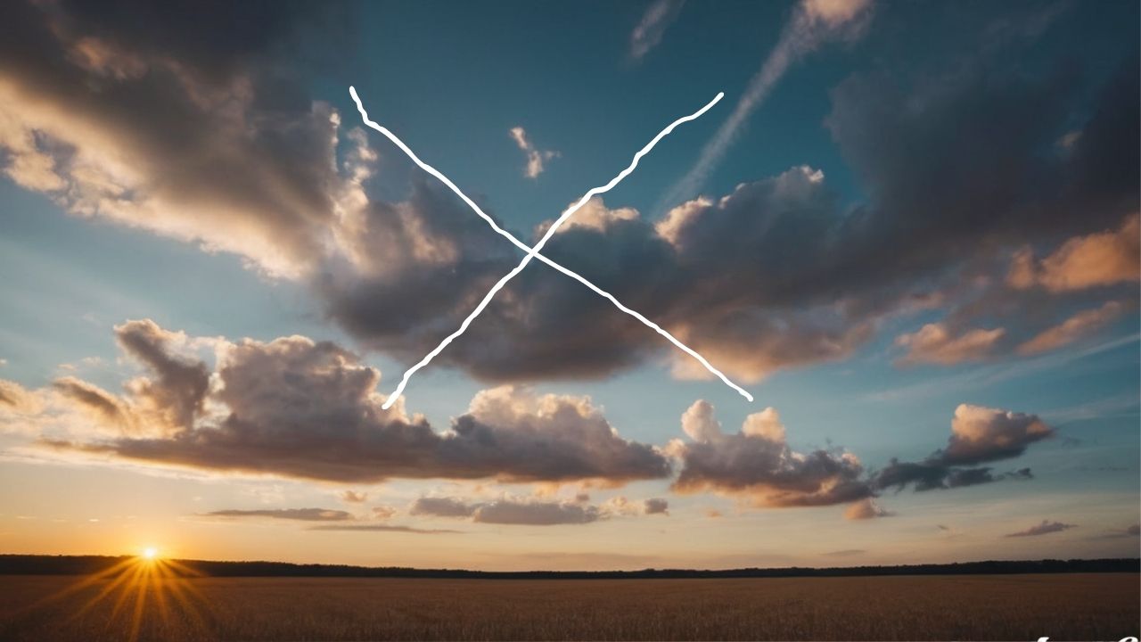 X in the Sky Spiritual Meaning [Sweet Meanings]