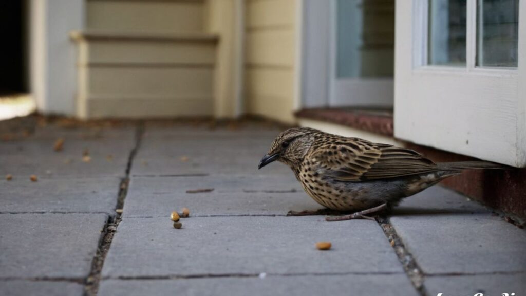 bird on a door step - Spiritual Meaning of Dead Bird on Doorstep