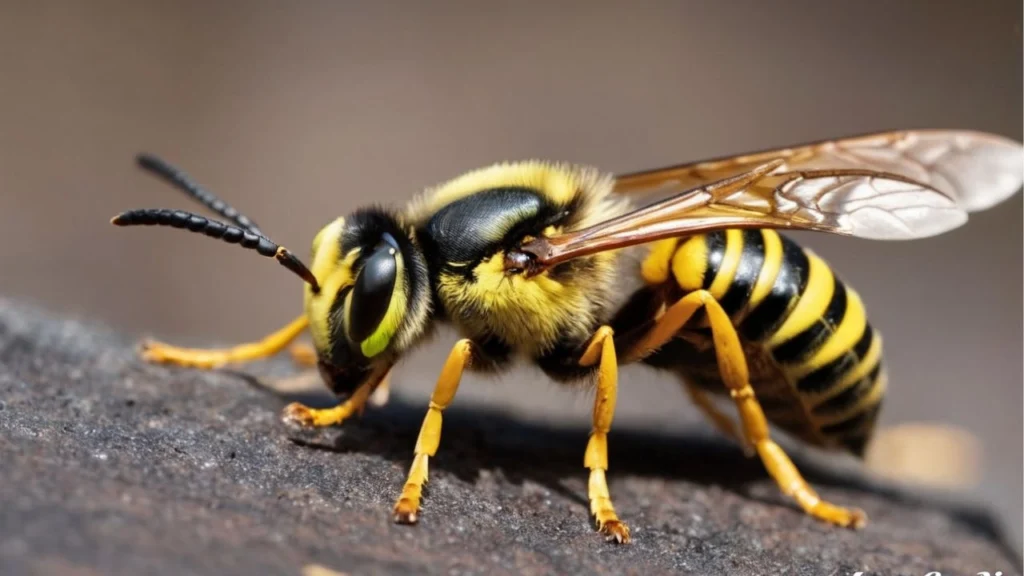 a yellow jacket bee - Yellow Jacket Spiritual Meaning